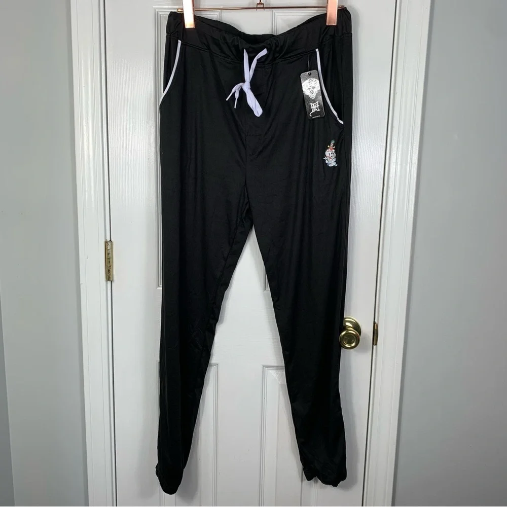 Ed Hardy Mens Loungewear Pants Black Size Large
